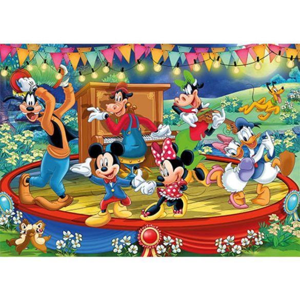 Mickey egér Supercolor 2 az 1-ben puzzle 2 x 60 db-ois Clementoni 
