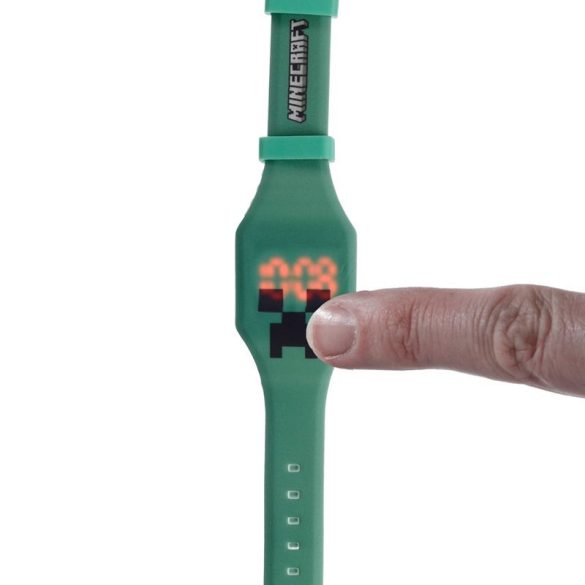 Minecraft szilikon karóra