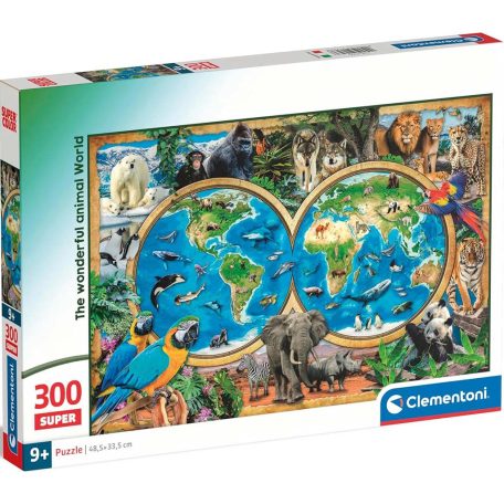 Clementoni Wonderful World - Állatvilág 300 db-os