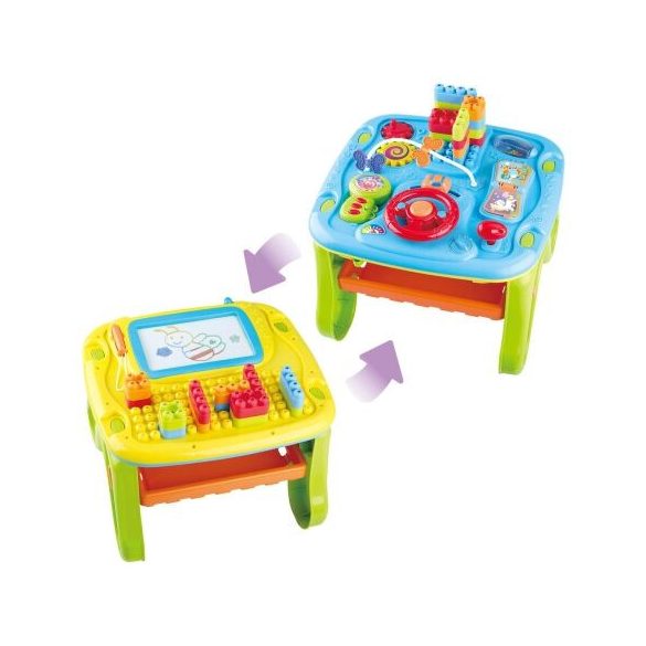 Playgo: All In One kétoldalú foglalkoztató játszóasztal funkciókkal