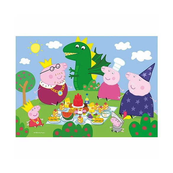 Clementoni Peppa malac Supercolor 2 az 1-ben puzzle 2x20db-os - Clementoni