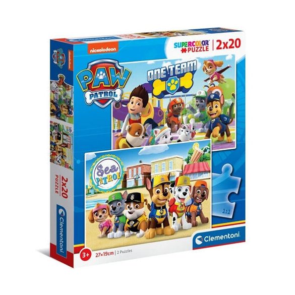 Mancs Őrjárat 2x20 db-os puzzle - Clementoni