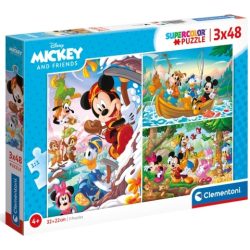 Mickey egér 3x48db-os puzzle - Clementoni