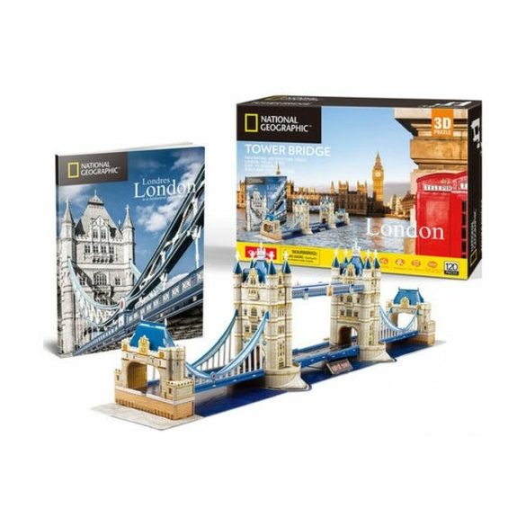 CubicFun 3D puzzle 120 db-os London Tower Bridge