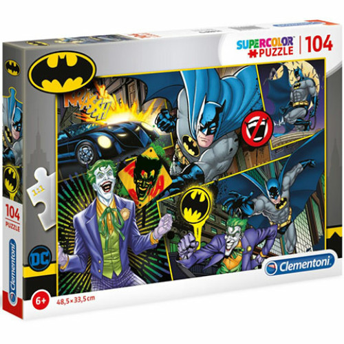 Batman - 104 db-os Szuper Színes puzzle - Clementoni