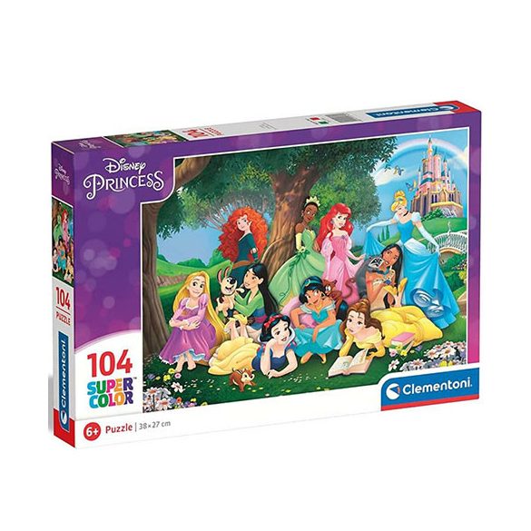 Clementoni SuperColor - Disney Princess 104 db-os