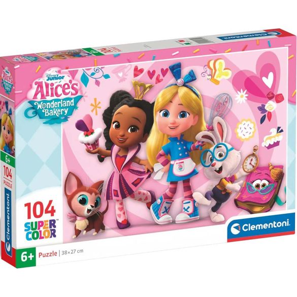 Alice Csodaországban 104 db-os Supercolor puzzle- Clementoni 