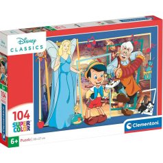 Disney Pinokkió 104 db-os Supercolor puzzle Clementoni 