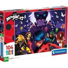   Miraculos Katicabogár és Fekete Macska 104 db-os Supercolor puzzle Clementoni