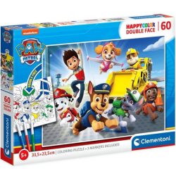   Mancs Őrjárat kétoldalú színezhető puzzle 60 db-os - Clementoni