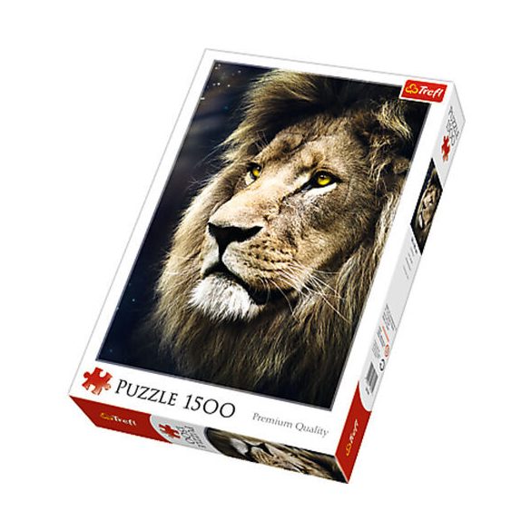 Oroszlán portré 1500 db-os prémium puzzle – Trefl