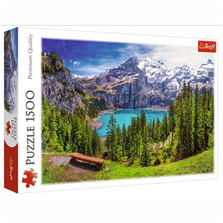Oeschinen tó - Alpok, Svájc 1500 db-os - Trefl