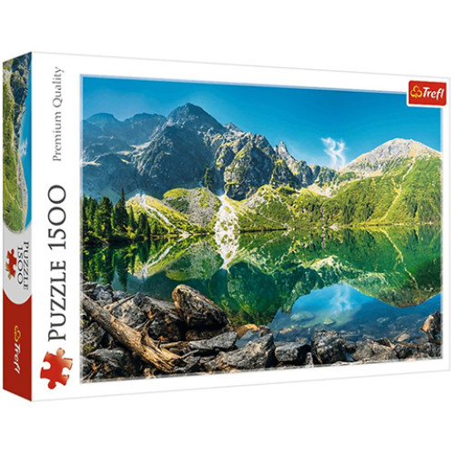 Morskie Oko-tó, Tátra, Lengyelország 1500 db-os puzzle – Trefl