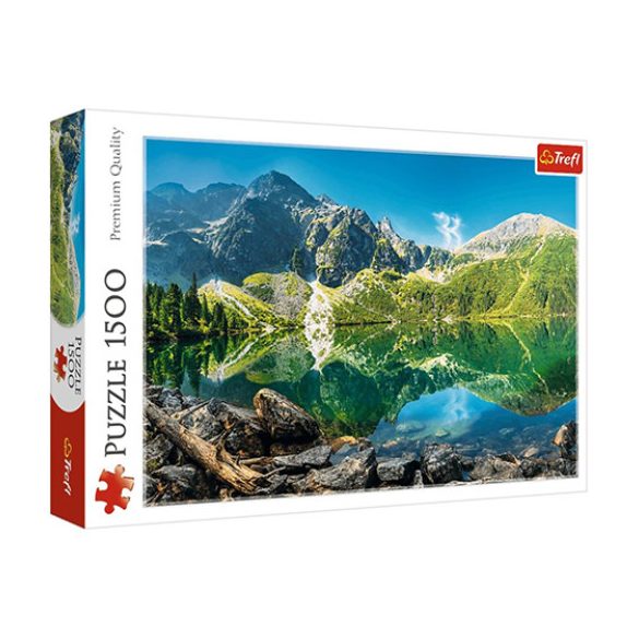 Morskie Oko-tó, Tátra, Lengyelország 1500 db-os puzzle – Trefl