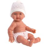 Llorens: Bebita 26cm-es kislány baba kisággyal