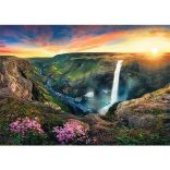 Haifoss vízesés, Izland puzzle 2000 db-os – Trefl