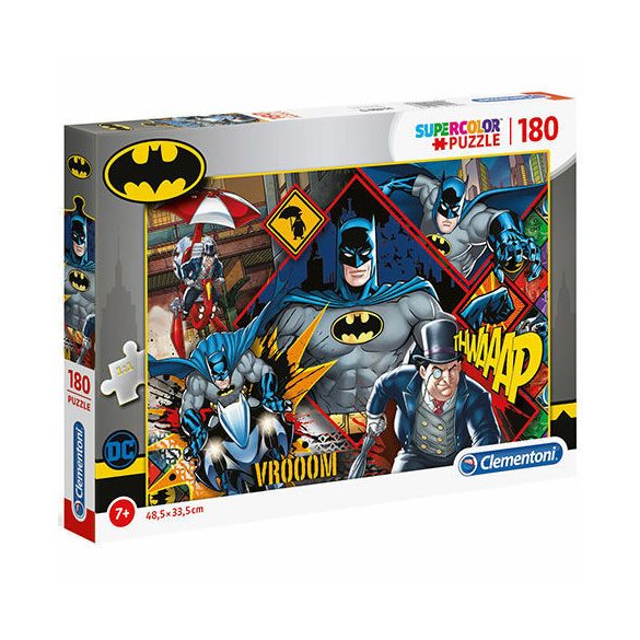 DC Comics Batman Supercolor puzzle 180db-os - Clementoni