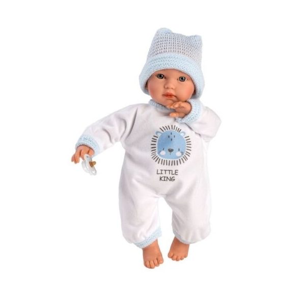 Llorens: Cuquito 30cm-es síró baba oroszlános ruhában