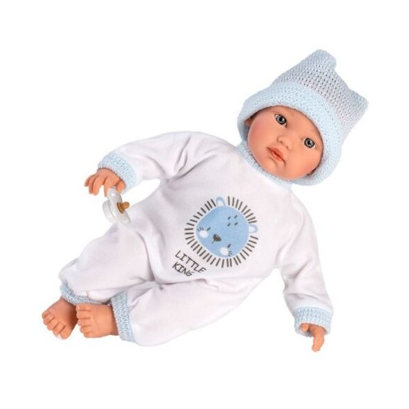 Llorens: Cuquito 30cm-es síró baba oroszlános ruhában