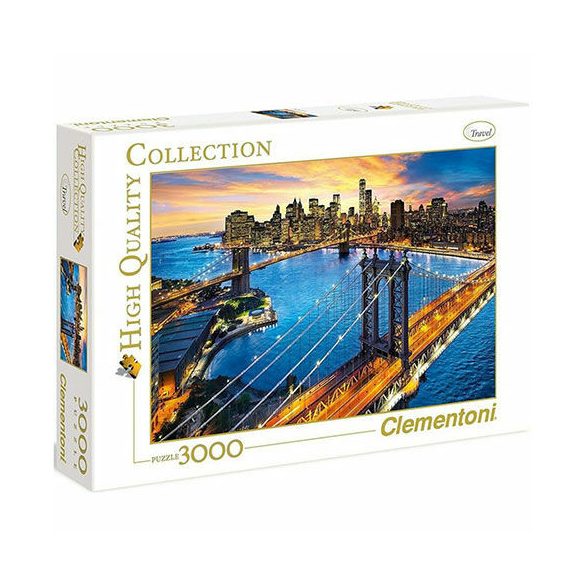 New York HQC puzzle 3000db-os - Clementoni