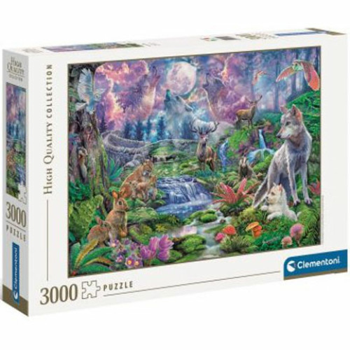 Holdfényes vadvilág HQC puzzle 3000db-os - Clementoni