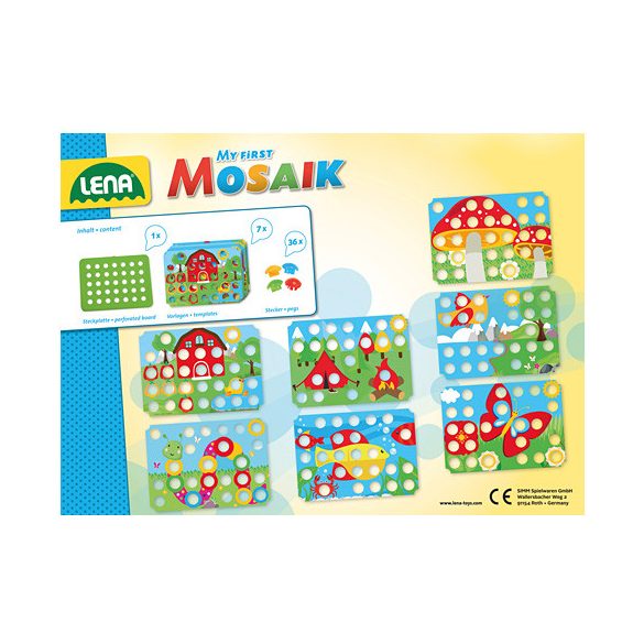 LENA Mosaik - Első pötyim játékszett - Természet
