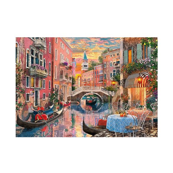Naplemente Velencében HQC 6000 db-os puzzle- Clementoni