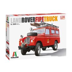 ITALERI LAND ROVER FIRE TRUCK 1:24 MAKETT AUTÓ 