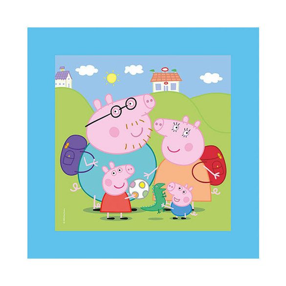Clementoni Peppa malac keretes puzzle 60db-os - Clementoni