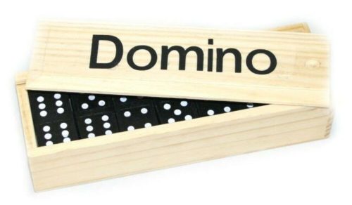 Domino játék fából