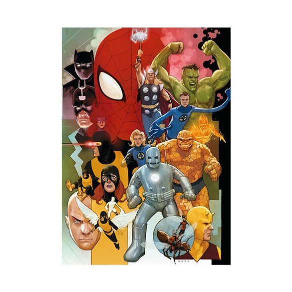 High Quality Collection: Marvel szuperhősök 80-as évek 1000db-os prémium HQC puzzle 69x50cm - Clemen