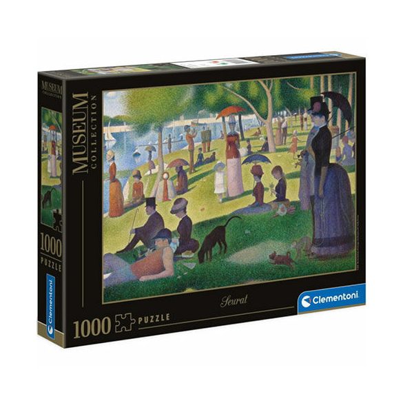 Seurat - Vasárnap délután a Grande Jatte szigetén Múzeum puzzle 1000db-os - Clementoni