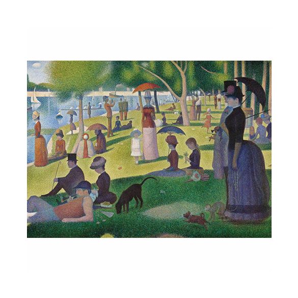 Seurat - Vasárnap délután a Grande Jatte szigetén Múzeum puzzle 1000db-os - Clementoni