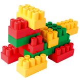 Wader 15 db-os színes építőkocka szett