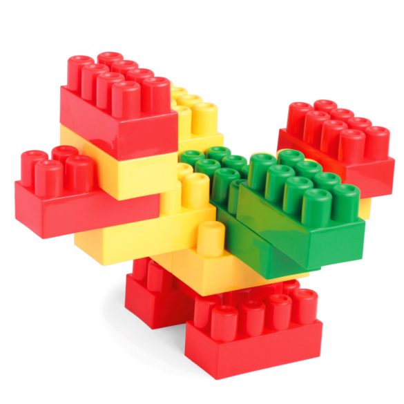 Wader 15 db-os színes építőkocka szett