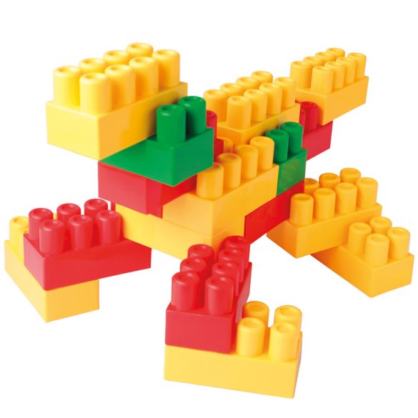 Wader 30 db-os színes építőkocka szett