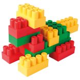 Wader 45 db-os színes építőkocka szett