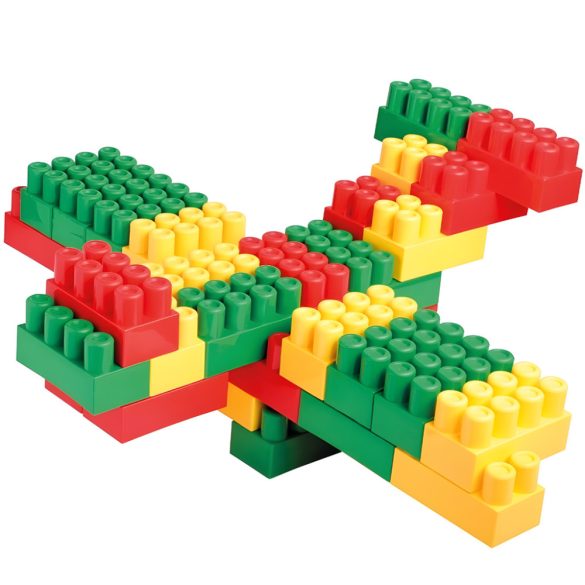 Wader 45 db-os színes építőkocka szett