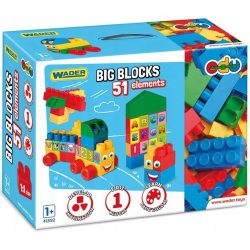 Wader Nagy építőkocka szett 51db-os