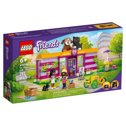 LEGO Friends 41699 - Kisállat örökbefogadó kávézó