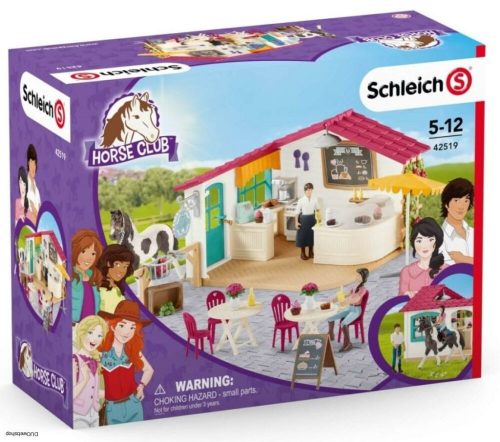 Schleich 42519 - Lovas kávézó figurákkal