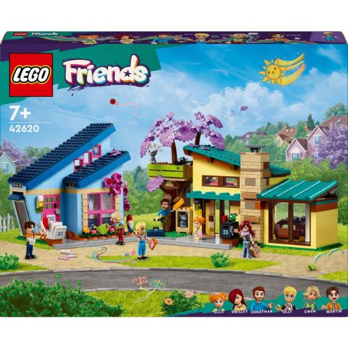 LEGO Friends 42620 - Olly és Paisley családi házai