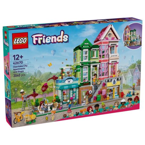 LEGO Friends 42670 - Heartlake City lakások és üzletek