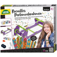   LENA: DIY gyöngyfűző karkötőkészítő szett szövőgéppel és 2000 gyönggyel