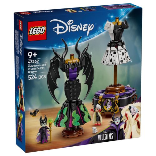 LEGO Disney 43262 - Demóna és Szörnyella De Frász ruhái