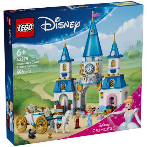 LEGO Disney Princess 43275 - Hamupipőke kastélya és hintója