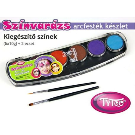 TyToo Színvarázs Arcfesték szett 6x10g Kiegészítő színek