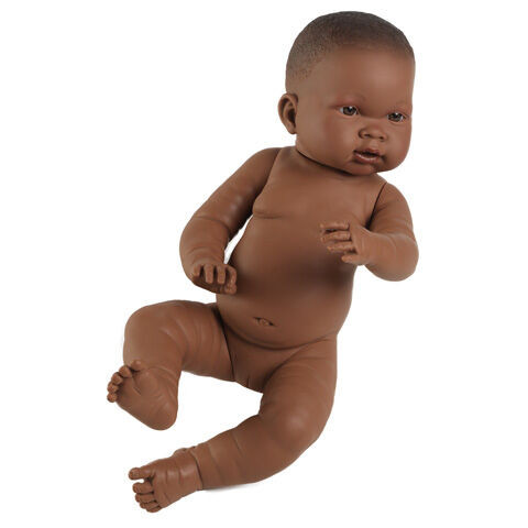 Llorens Lány csecsemő baba néger 45 cm
