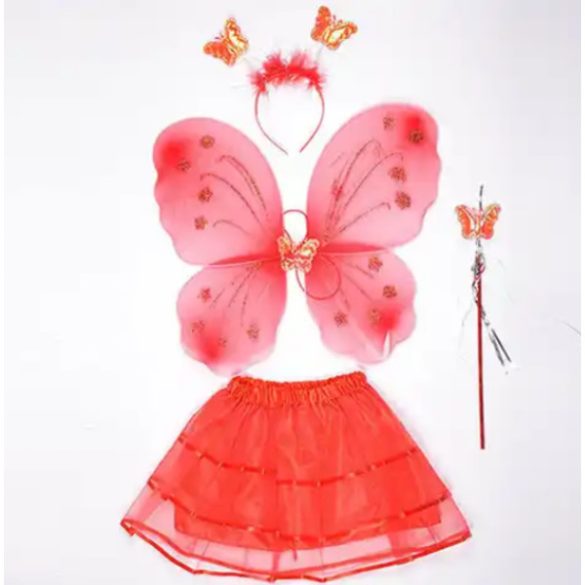 Pillangó jelmez /piros/