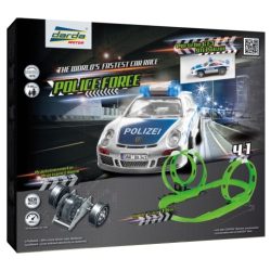   Darda: Police Force 4 az 1-ben pályaszett Porsche 911 GT3 hátrahúzható rendőrautóval